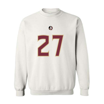 FSU - NCAA Football : Jordan Crutchfield - Replica Shersey Crewneck Sweatshirt-0