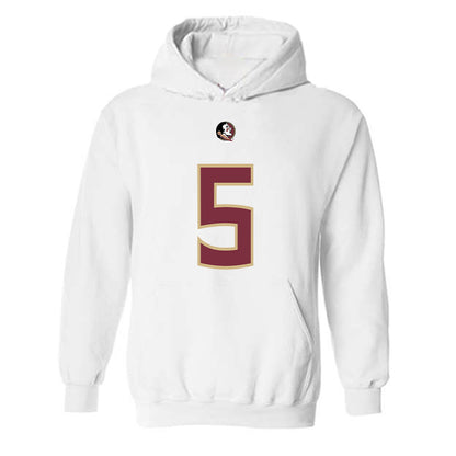 FSU - NCAA Football : Tre Wisner - Replica Shersey Hooded Sweatshirt-0