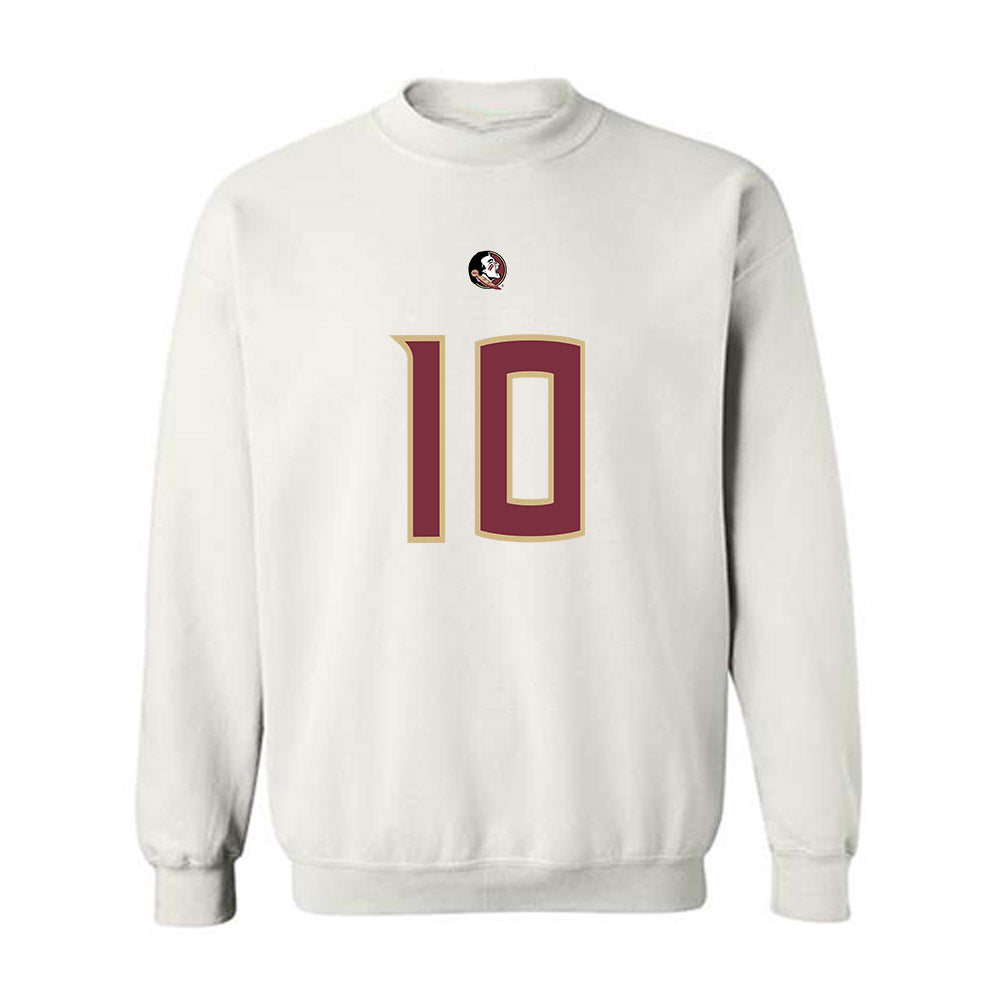 FSU - NCAA Football : Christopher Jones - Replica Shersey Crewneck Sweatshirt-0