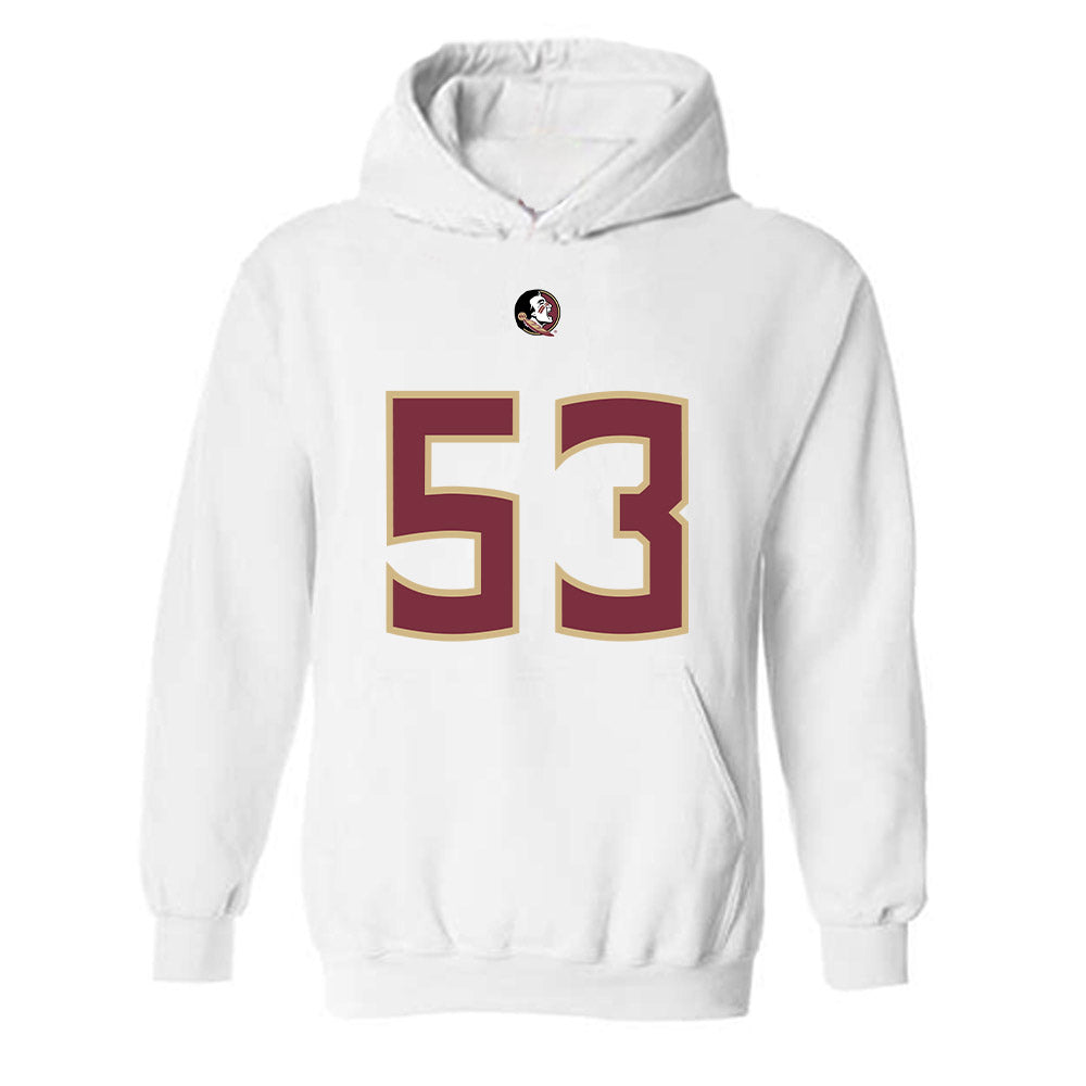 FSU - NCAA Football : Alex Nocco - Replica Shersey Hooded Sweatshirt-0