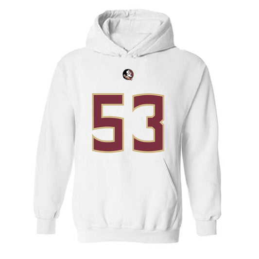 FSU - NCAA Football : Alex Nocco - Replica Shersey Hooded Sweatshirt-0
