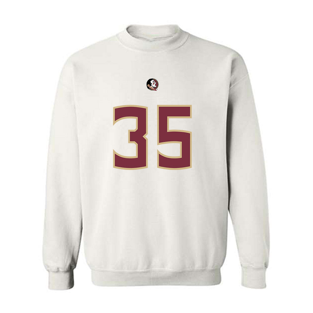 FSU - NCAA Football : Ethan Pritchard - Replica Shersey Crewneck Sweatshirt-0