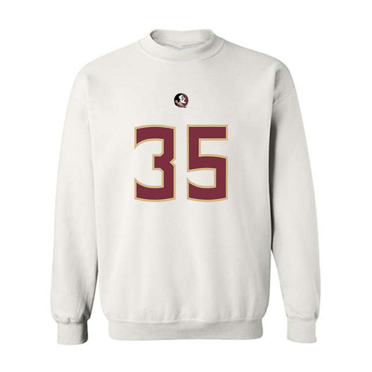 FSU - NCAA Football : Ethan Pritchard - Replica Shersey Crewneck Sweatshirt-0
