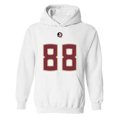 FSU - NCAA Football : Jordan Sanders - Replica Shersey Hooded Sweatshirt-0
