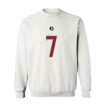 FSU - NCAA Football : Ashlynd Barker - Replica Shersey Crewneck Sweatshirt-0