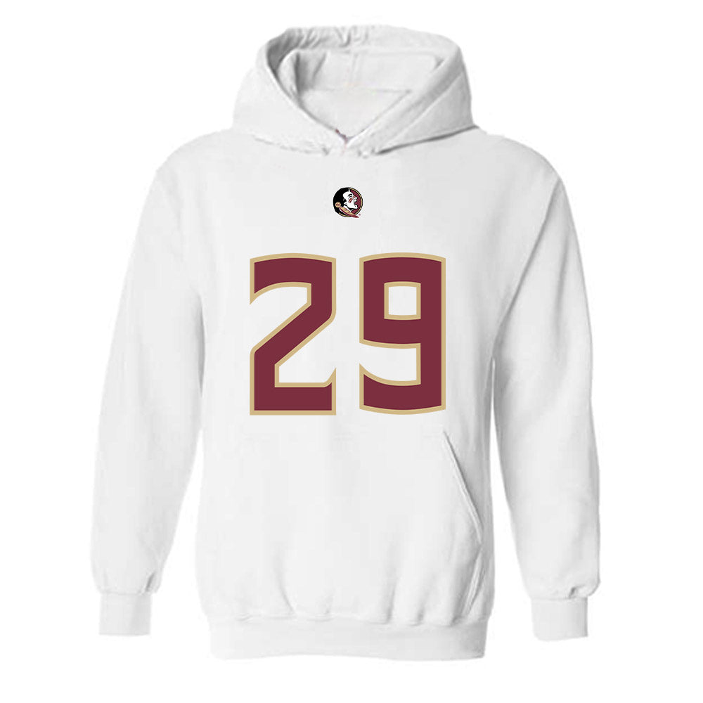 FSU - NCAA Football : Caleb LaVallee - Replica Shersey Hooded Sweatshirt-0