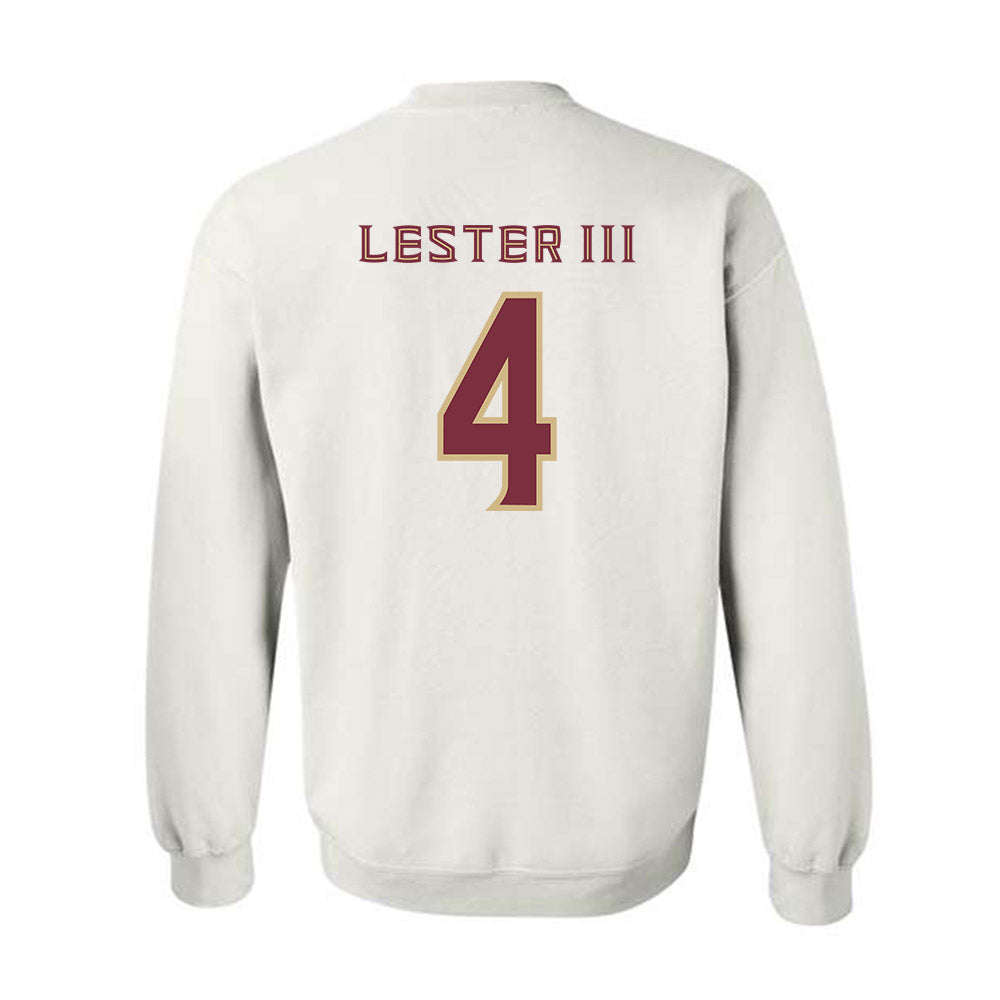 FSU - NCAA Football : Charles Lester III - Replica Shersey Crewneck Sweatshirt-1