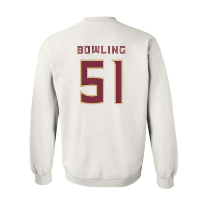 FSU - NCAA Football : Paul Bowling - Replica Shersey Crewneck Sweatshirt-1