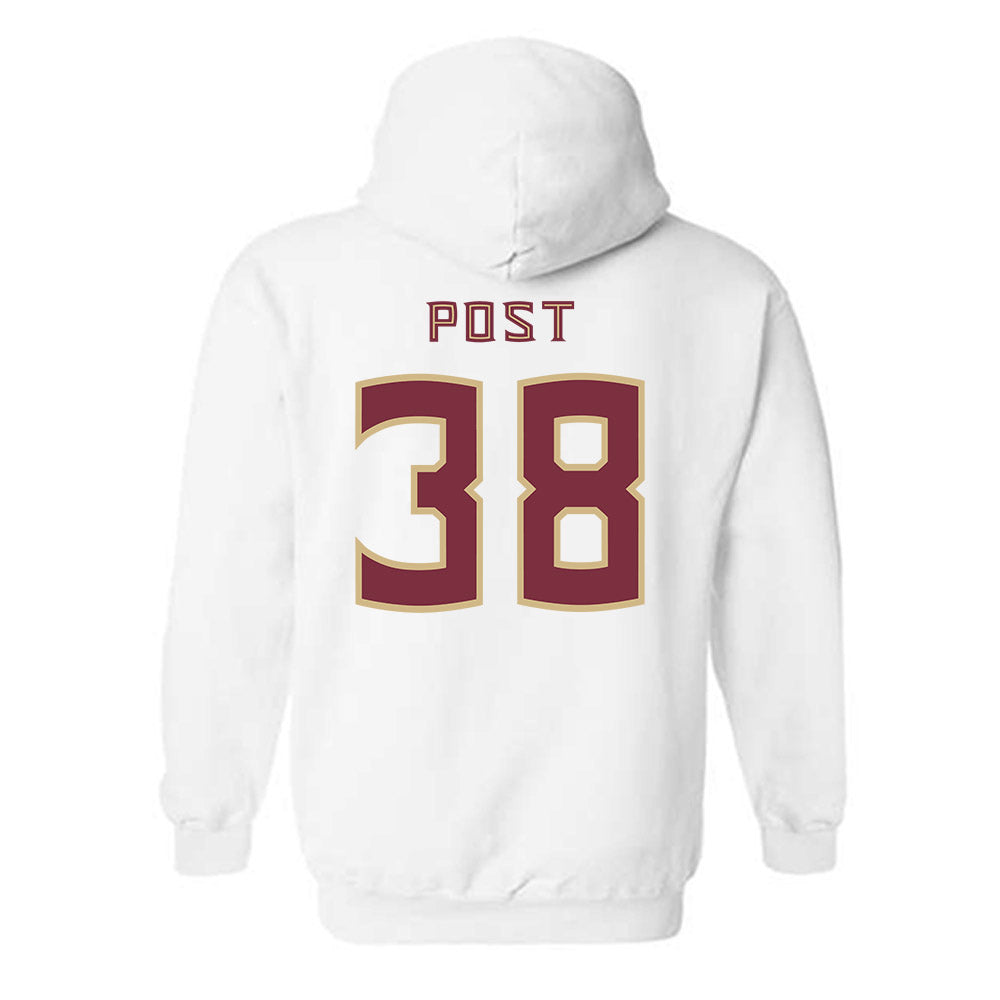 FSU - NCAA Football : Ethan Post - Replica Shersey Hooded Sweatshirt-1