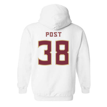 FSU - NCAA Football : Ethan Post - Replica Shersey Hooded Sweatshirt-1
