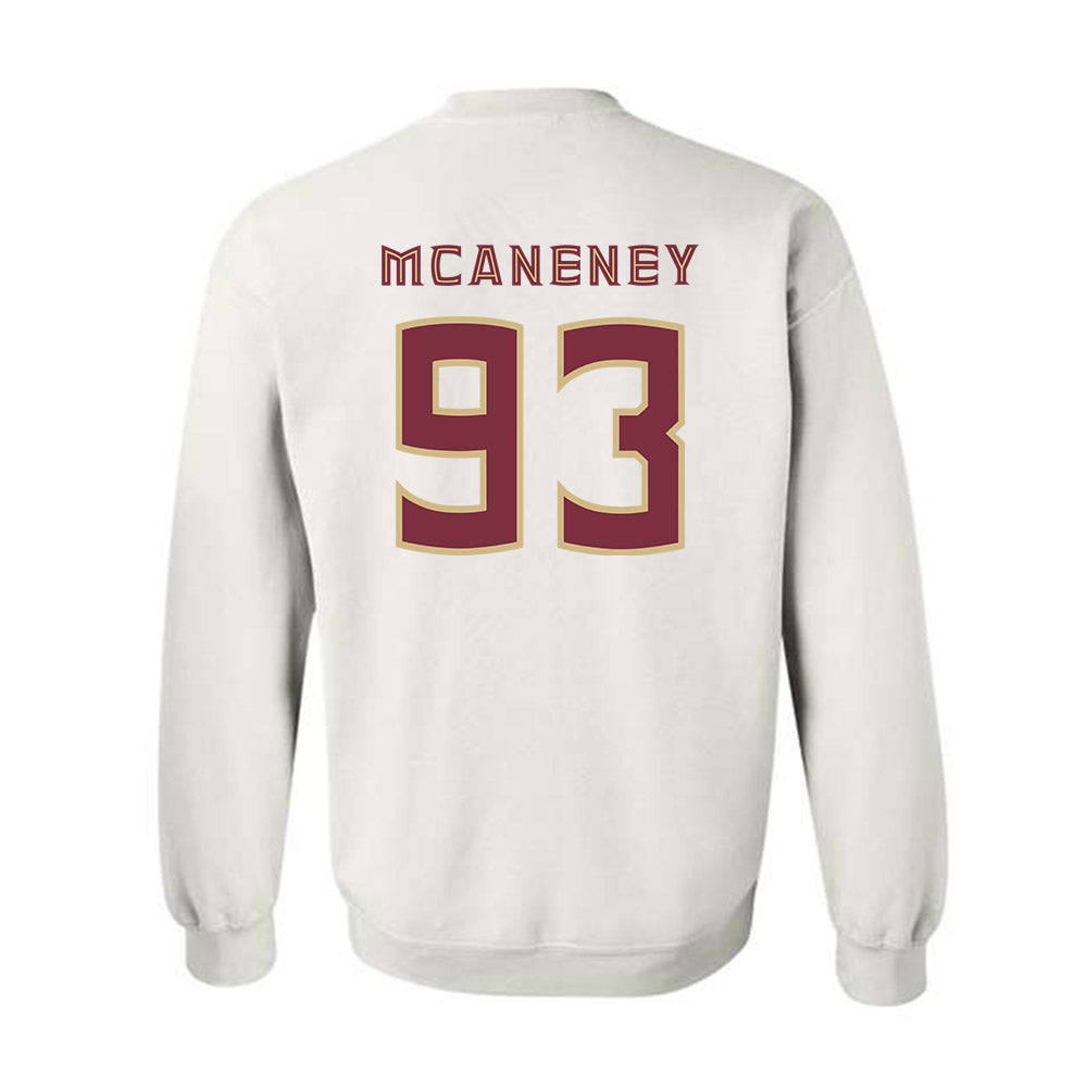 FSU - NCAA Football : Conor McAneney - Replica Shersey Crewneck Sweatshirt-1