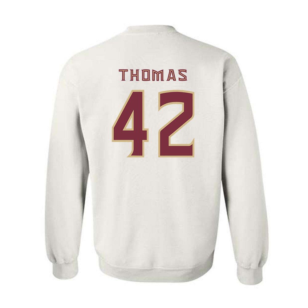 FSU - NCAA Football : Chris Thomas - Replica Shersey Crewneck Sweatshirt-1