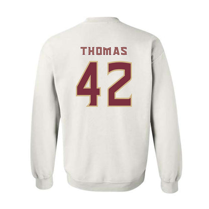 FSU - NCAA Football : Chris Thomas - Replica Shersey Crewneck Sweatshirt-1