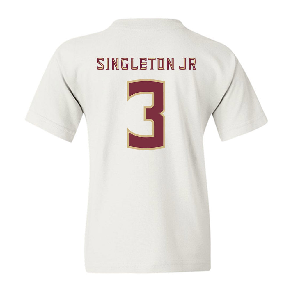 FSU - NCAA Football : Samuel Singleton Jr - Replica Shersey Youth T-Shirt-1