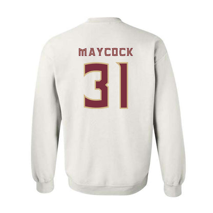 FSU - NCAA Football : Karon Maycock - Replica Shersey Crewneck Sweatshirt-1