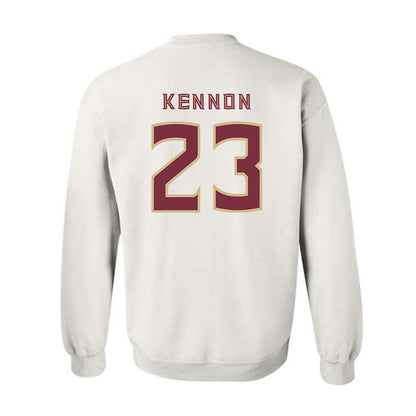 FSU - NCAA Football : Chauncey Kennon - Replica Shersey Crewneck Sweatshirt-1