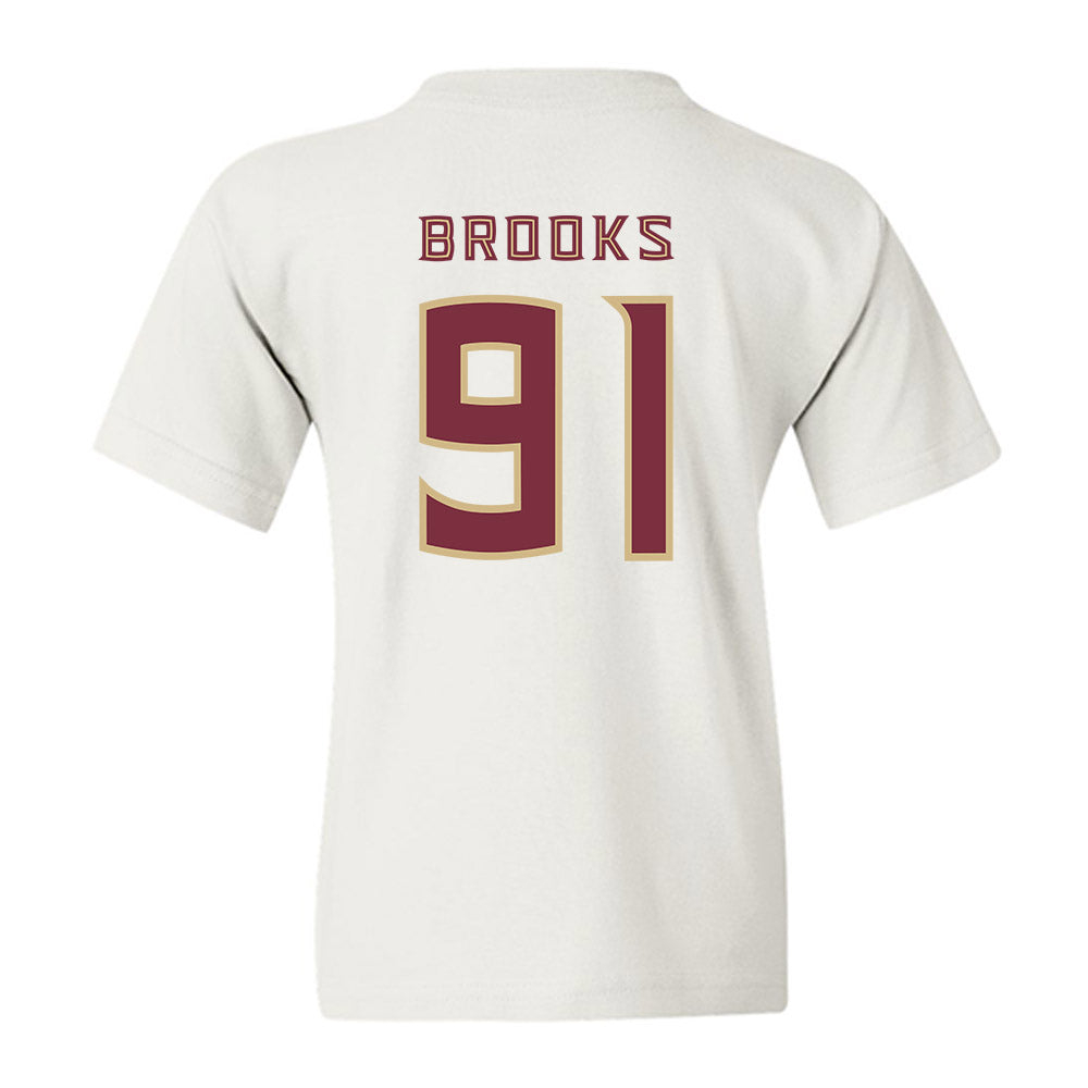 FSU - NCAA Football : Cam Brooks - Replica Shersey Youth T-Shirt-1