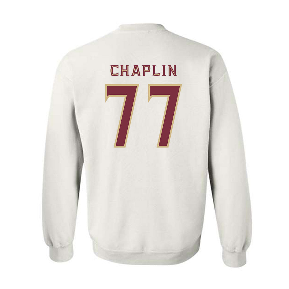 FSU - NCAA Football : Xavier Chaplin - Replica Shersey Crewneck Sweatshirt-1