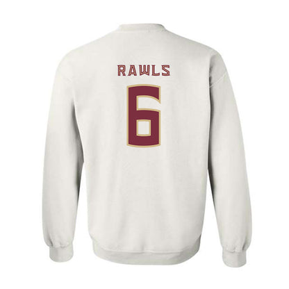 FSU - NCAA Football : Ja'Bril Rawls - Replica Shersey Crewneck Sweatshirt-1