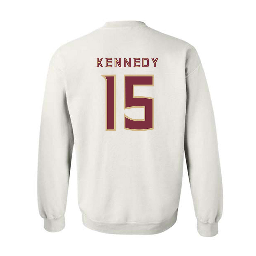 FSU - NCAA Football : Rylan Kennedy - Replica Shersey Crewneck Sweatshirt-1