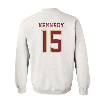 FSU - NCAA Football : Rylan Kennedy - Replica Shersey Crewneck Sweatshirt-1