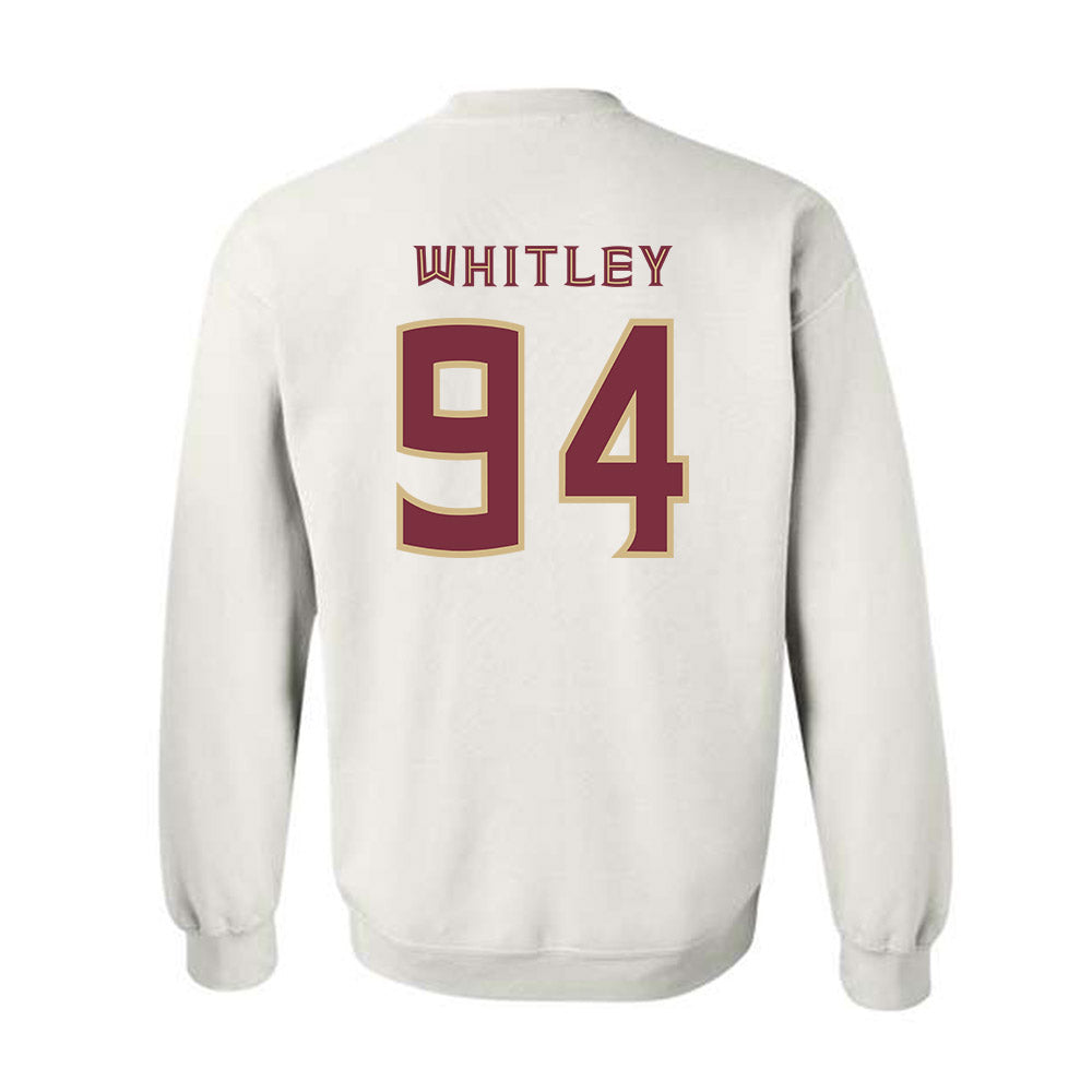 FSU - NCAA Football : Franklin Whitley - Replica Shersey Crewneck Sweatshirt-1