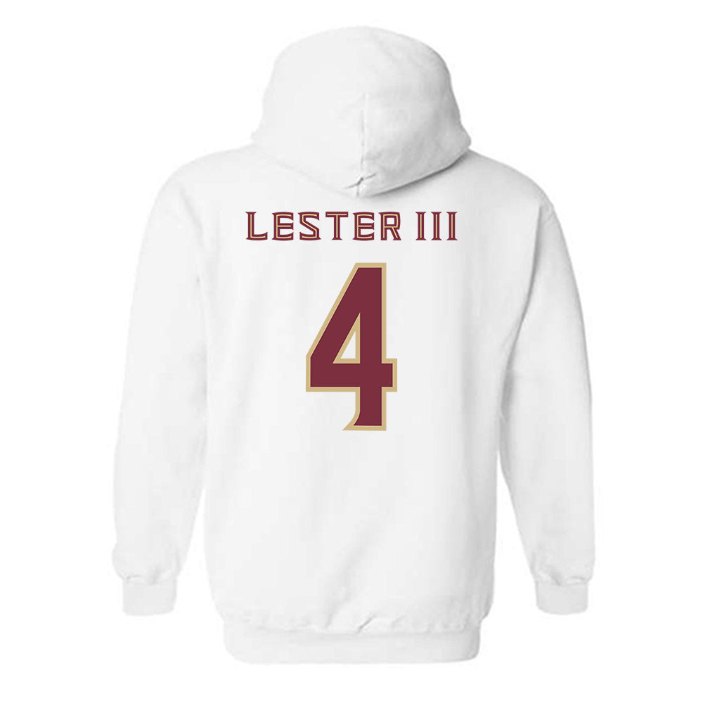 FSU - NCAA Football : Charles Lester III - Replica Shersey Hooded Sweatshirt-1