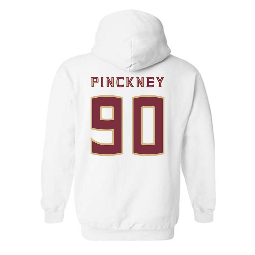 FSU - NCAA Football : Jaemin Pinckney - Replica Shersey Hooded Sweatshirt-1