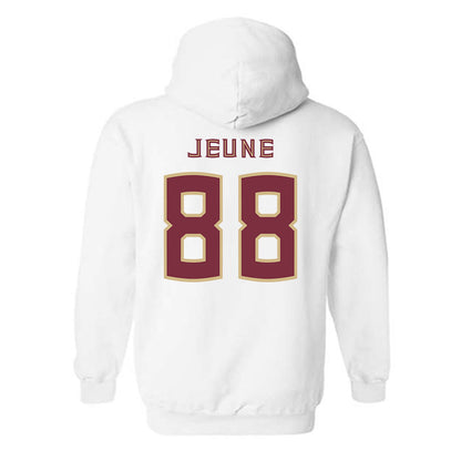 FSU - NCAA Football : Keenen Jeune - Replica Shersey Hooded Sweatshirt-1