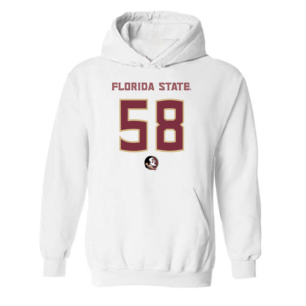 FSU - NCAA Football : Luke Francis Jr. - Replica Shersey Hooded Sweatshirt-0