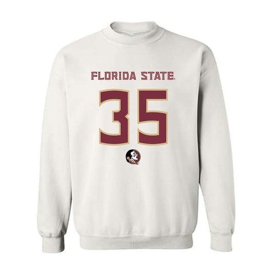 FSU - NCAA Football : Ethan Pritchard - Replica Shersey Crewneck Sweatshirt-0