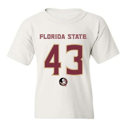 FSU - NCAA Football : Trent Rogers - Replica Shersey Youth T-Shirt-0