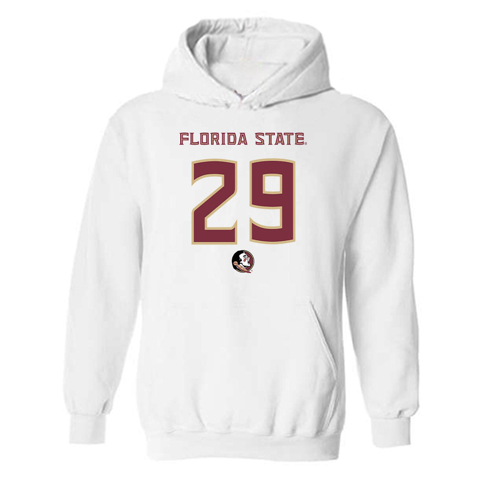 FSU - NCAA Football : Caleb LaVallee - Replica Shersey Hooded Sweatshirt-0