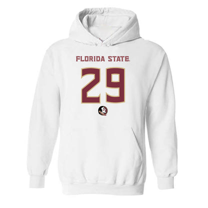 FSU - NCAA Football : Caleb LaVallee - Replica Shersey Hooded Sweatshirt-0