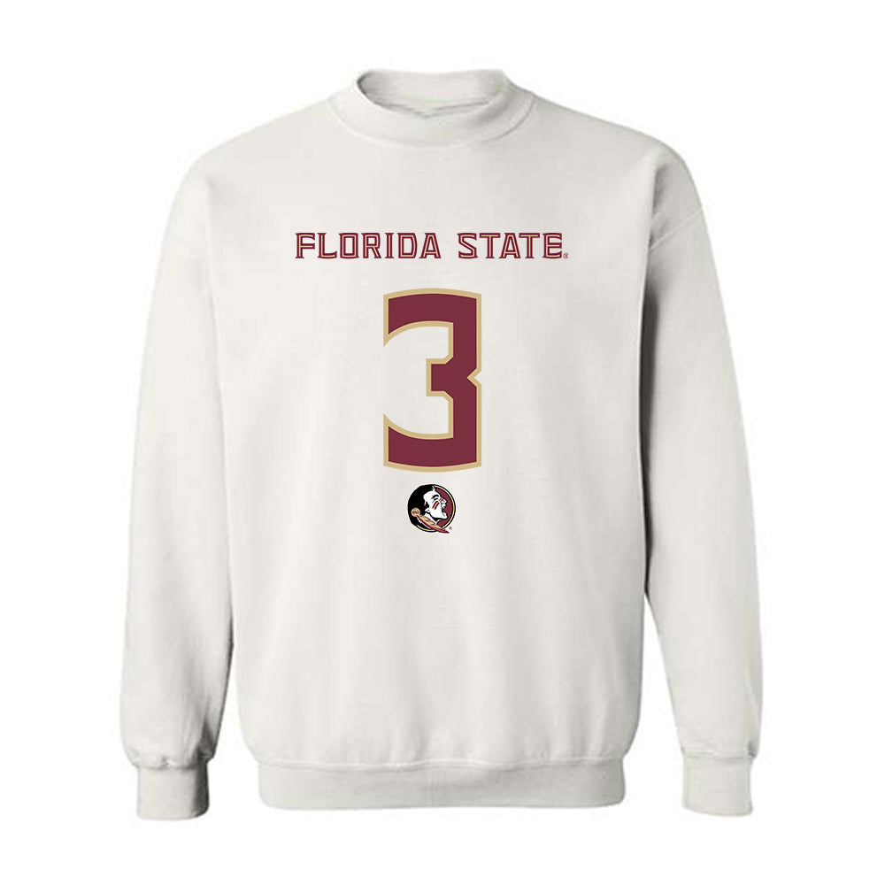 FSU - NCAA Football : Samuel Singleton Jr - Replica Shersey Crewneck Sweatshirt-0