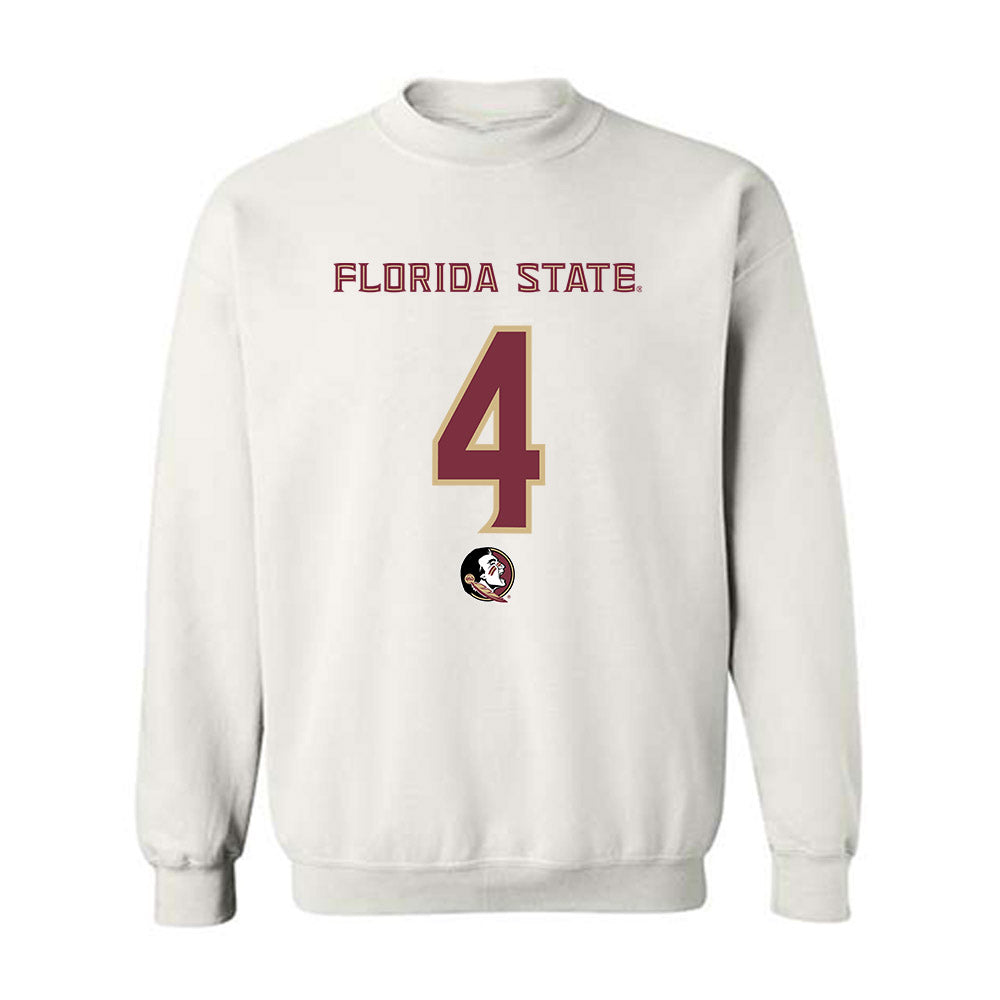 FSU - NCAA Football : Charles Lester III - Replica Shersey Crewneck Sweatshirt-0