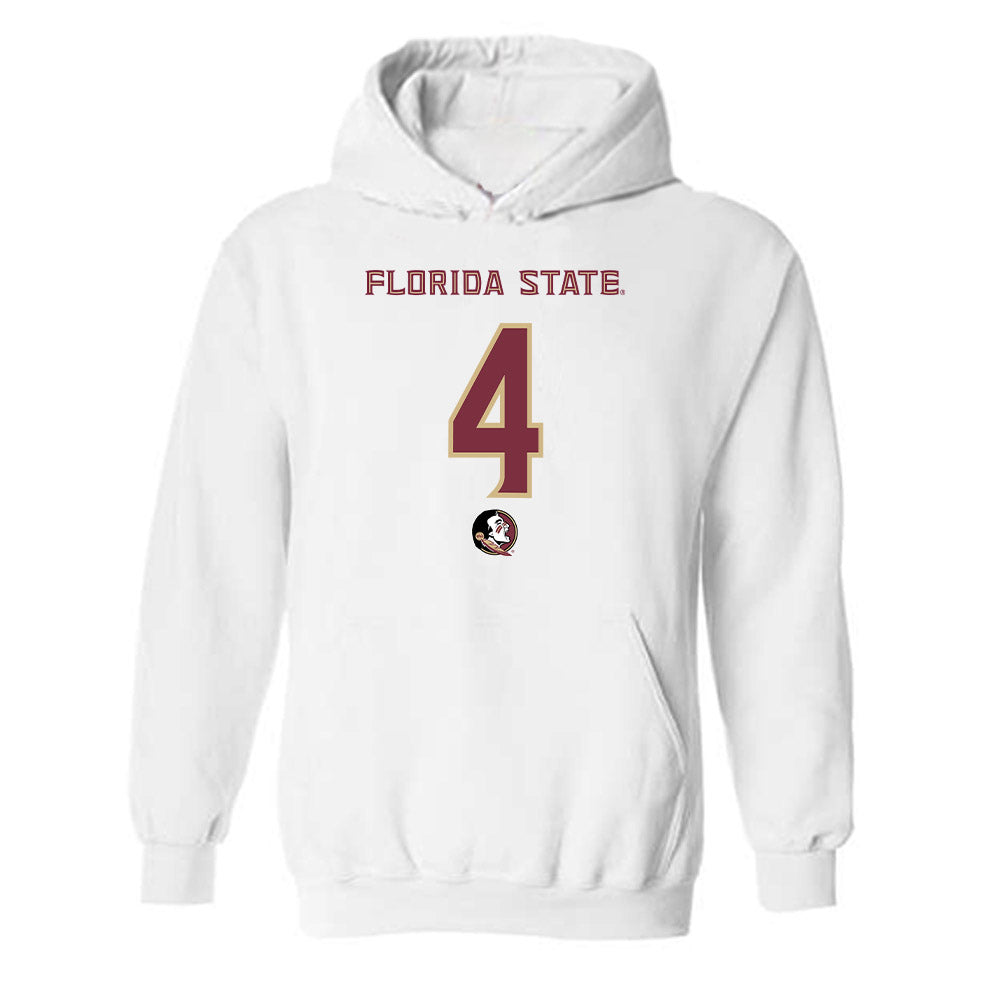 FSU - NCAA Football : Charles Lester III - Replica Shersey Hooded Sweatshirt-0
