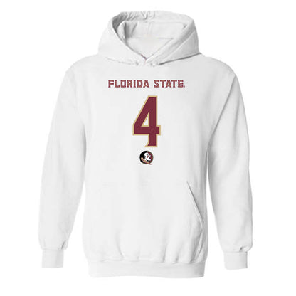 FSU - NCAA Football : Charles Lester III - Replica Shersey Hooded Sweatshirt-0