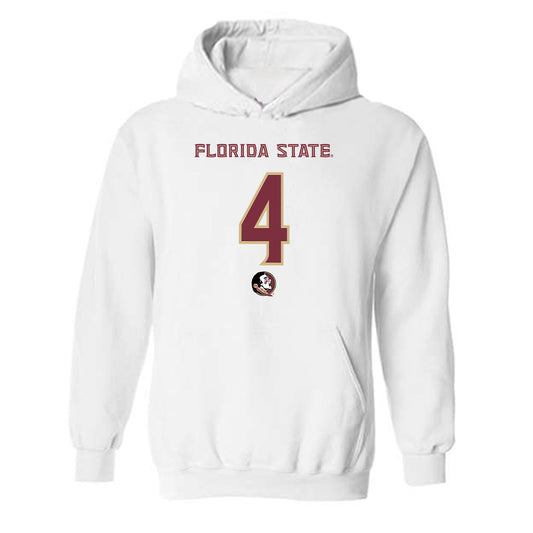 FSU - NCAA Football : Charles Lester III - Replica Shersey Hooded Sweatshirt-0