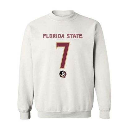 FSU - NCAA Football : Ashlynd Barker - Replica Shersey Crewneck Sweatshirt-0