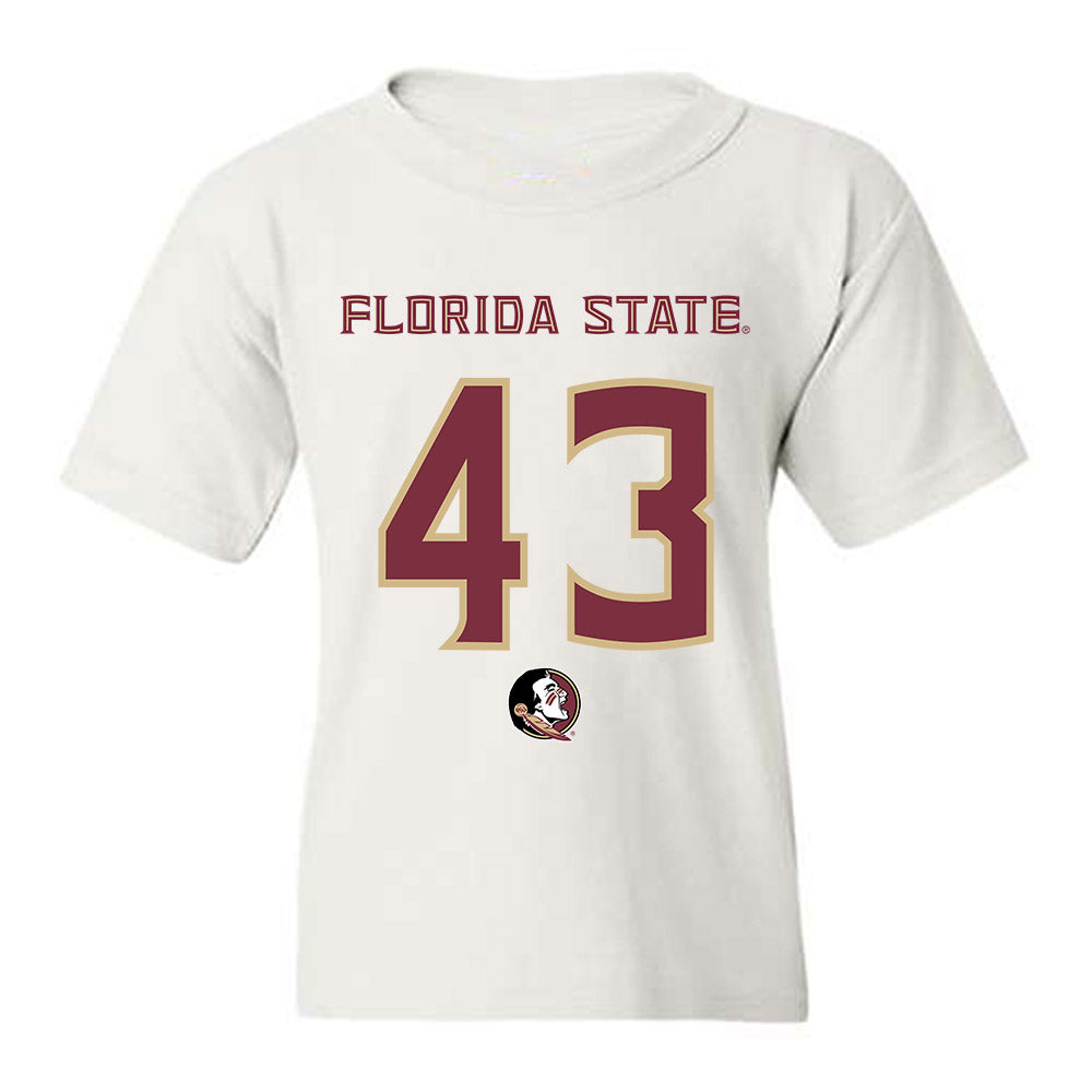 FSU - NCAA Football : Mac Chiumento - Replica Shersey Youth T-Shirt-0