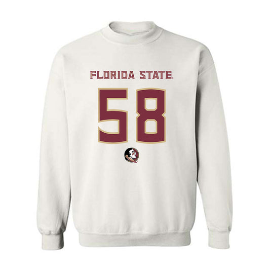 FSU - NCAA Football : Luke Francis Jr - Replica Shersey Crewneck Sweatshirt-0