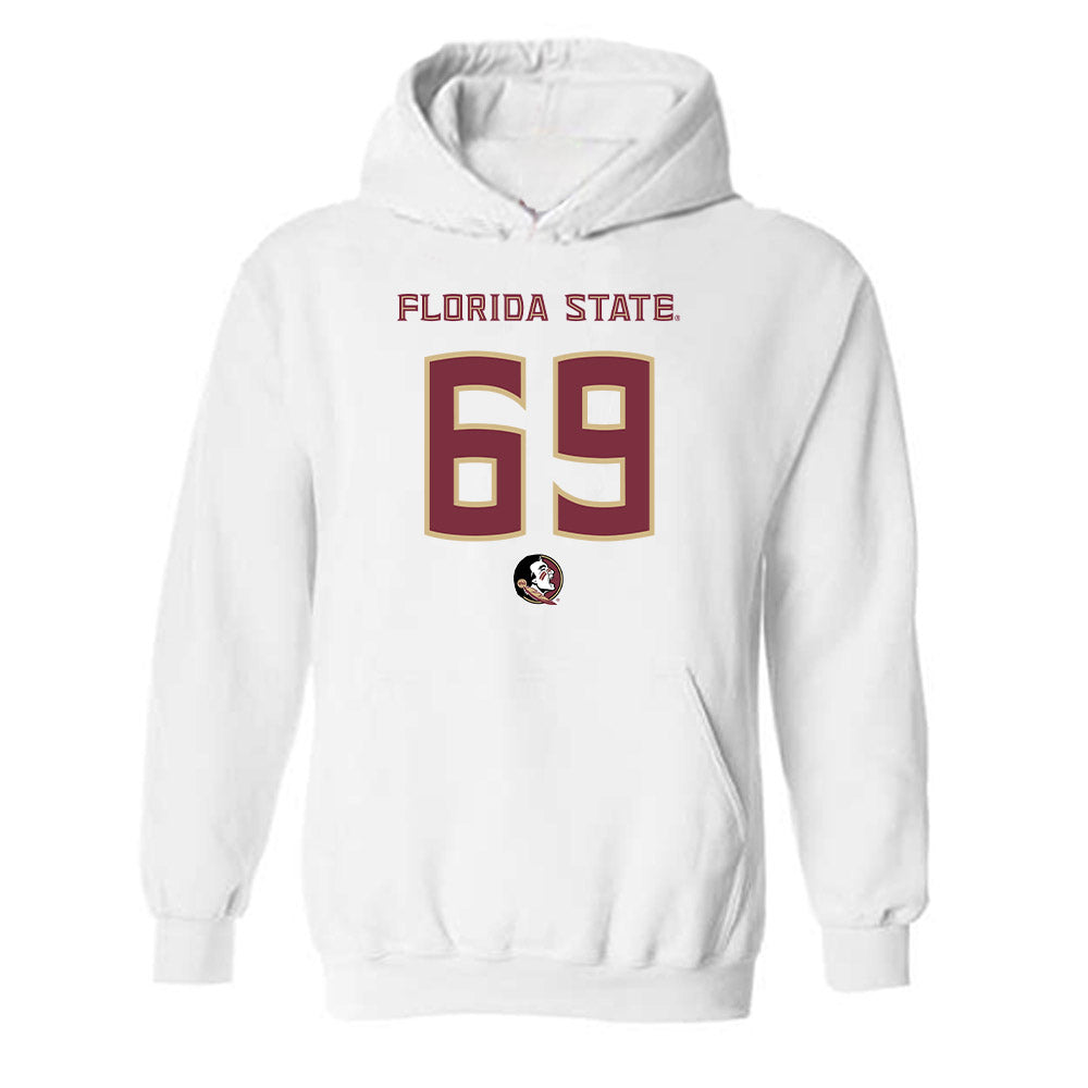 FSU - NCAA Football : Mike Ionata - Replica Shersey Hooded Sweatshirt-0