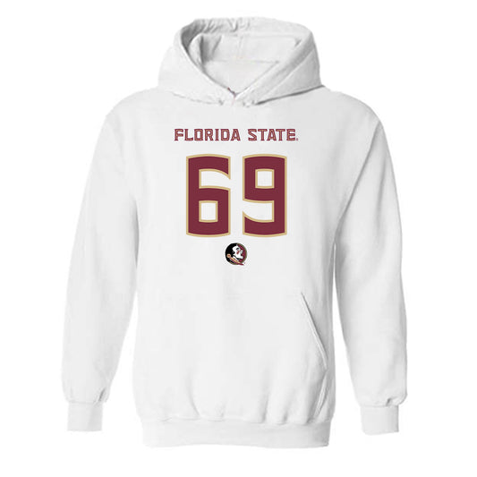 FSU - NCAA Football : Mike Ionata - Replica Shersey Hooded Sweatshirt-0