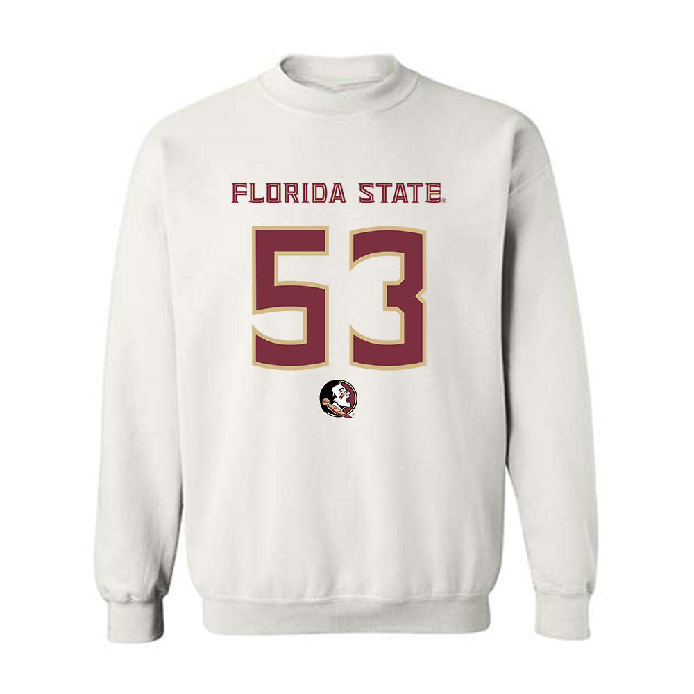 FSU - NCAA Football : Alex Nocco - Replica Shersey Crewneck Sweatshirt-0