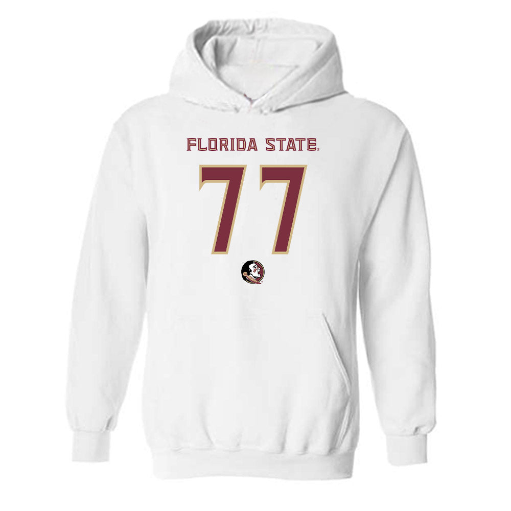 FSU - NCAA Football : Xavier Chaplin - Replica Shersey Hooded Sweatshirt-0