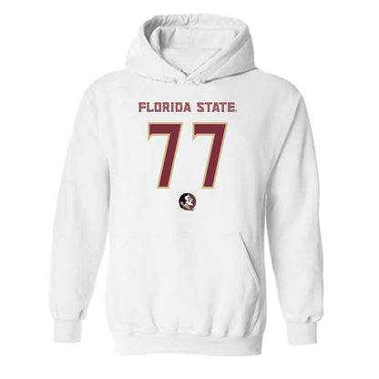 FSU - NCAA Football : Xavier Chaplin - Replica Shersey Hooded Sweatshirt-0