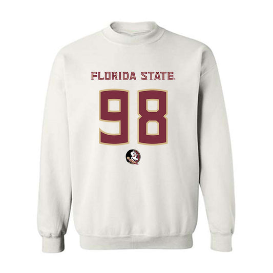 FSU - NCAA Football : Wihtlley Cadeau - Replica Shersey Crewneck Sweatshirt-0