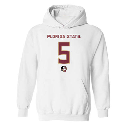 FSU - NCAA Football : Tre Wisner - Replica Shersey Hooded Sweatshirt-0