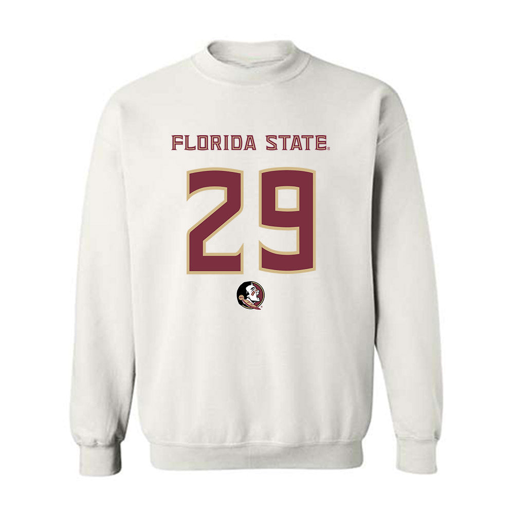 FSU - NCAA Football : Caleb LaVallee - Replica Shersey Crewneck Sweatshirt-0